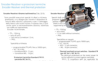 Encoder-Resolver and thermal protection